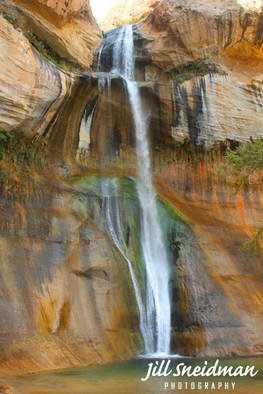 Jill Sneidman: 'calf creek falls', 2017 Color Photograph, Landscape. Grand Staircase Escalante Utah...
