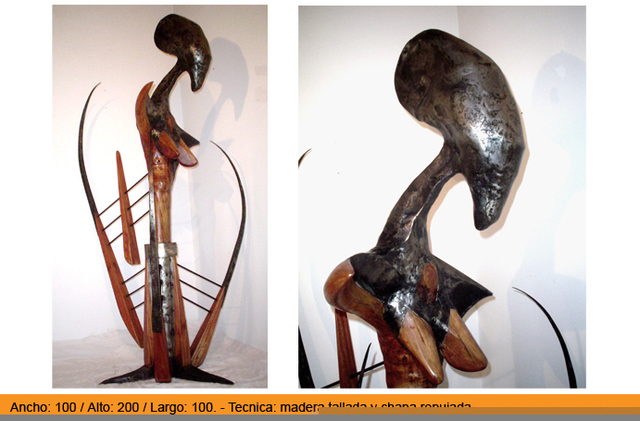 Juan Pablo Cima  'Corrupt Nature', created in 2009, Original Sculpture Steel.