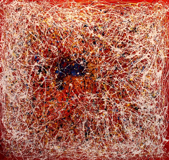 Juan Garay  'Intense Passion In Red Range', created in 2020, Original Painting Acrylic.