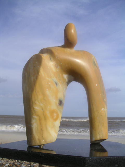 Julia Cake  'L Homme ', created in 2007, Original Sculpture Marble.