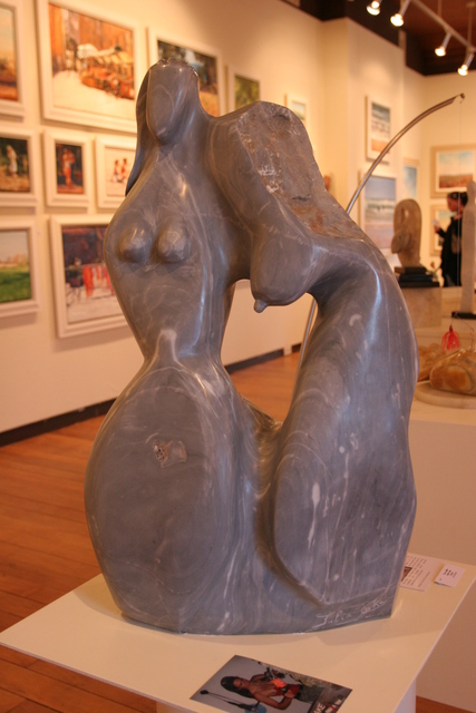 Artist Julia Cake. 'Deux Femmes' Artwork Image, Created in 2010, Original Sculpture Marble. #art #artist