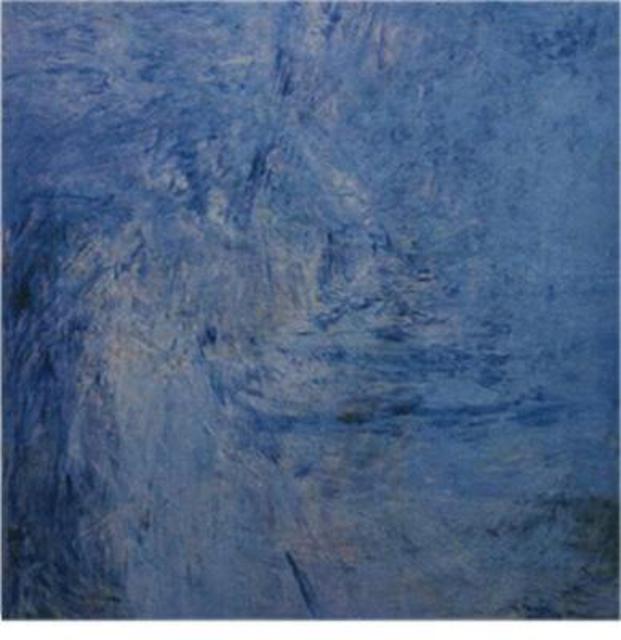 Artist Julia Lin. 'The Hope Is A Blue Fish 1' Artwork Image, Created in 2003, Original Painting Oil. #art #artist