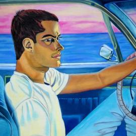 Cecilia Juliana Eres: 'belo horizonte', 2008 Oil Painting, Figurative. Artist Description: Expression, inspires imagination as you try to make out what he is thinking. ...