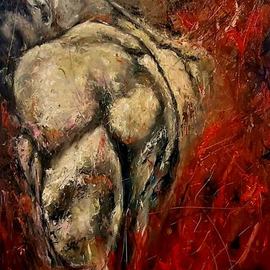Julia Tokar: 'Gladiator', 2021 Oil Painting, Body. Artist Description: Thoughts about cruelty, about victory, about defeat, about love, about repentance . . .  a lot can be seen in this work. ...