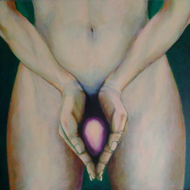 Nicolau Campos: 'Fruit of the pleasure', 2008 Acrylic Painting, Erotic. 