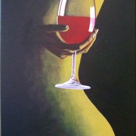 Nicolau Campos: 'Pleasures', 2008 Acrylic Painting, Erotic. 