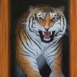 roaring tiger By Goutami Mishra