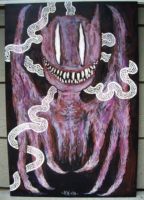 Artist Justin Aerni. 'Nightmare' Artwork Image, Created in 2010, Original Painting Acrylic. #art #artist
