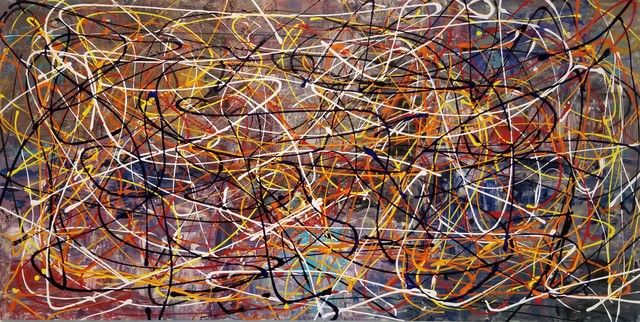 Jim Wildman  'Convergence', created in 2018, Original Painting Oil.
