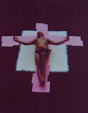 Jym Shipman: 'Brandons Crucifixion', 2000 Color Photograph, People. 