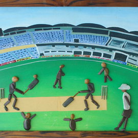 a cricket stadium By Jyothi Chinnapa Reddy