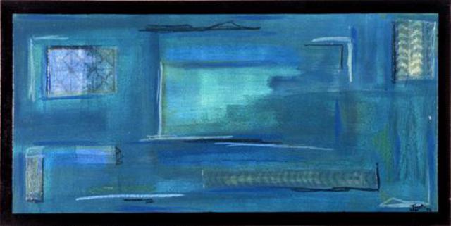 Jyoti Thomas  'Ocean Within', created in 2005, Original Watercolor.