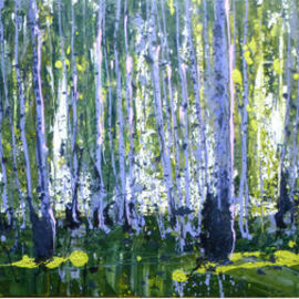 birch grove By Anastasiya Kachina