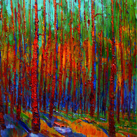 in the pines By Anastasiya Kachina