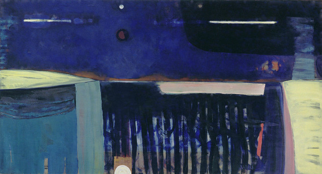 Didzis Kadaks  'TWO LIGHTHOUSES', created in 2000, Original Painting Oil.