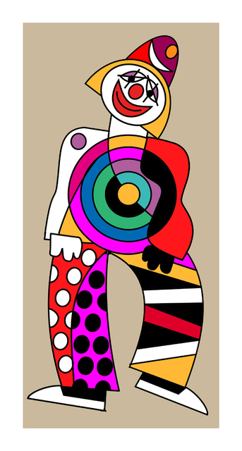 Asher Kalderon  'CLOWNS FOREVER', created in 2013, Original Painting Other.