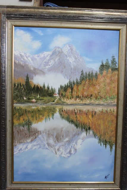 Willem Petrus Kallmeyer  'PEACEFULL REFLECTIONS', created in 2013, Original Painting Oil.