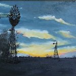 Sunset In The Karoo, Willem Petrus Kallmeyer