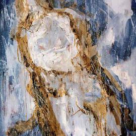 Hans-ruedi Kammermann: 'Azzurra', 1997 Oil Painting, nudes. 