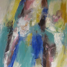 Hans-ruedi Kammermann: 'NINFEA', 2009 Oil Painting, Gestalt. Artist Description:   water nymph ...
