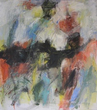 Hans-ruedi Kammermann: 'orizzontal approach', 2011 Oil Painting, Gestalt. 