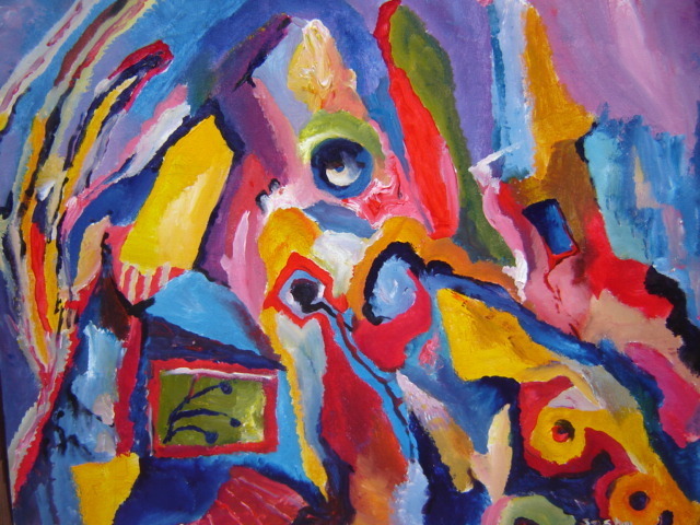 Aleksandr Trachishin  'Child Play', created in 2006, Original Painting Encaustic.