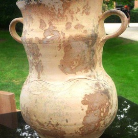 Christopher Karg Artwork Large handeled vase, 2014 Wheel Ceramics, Indiginous