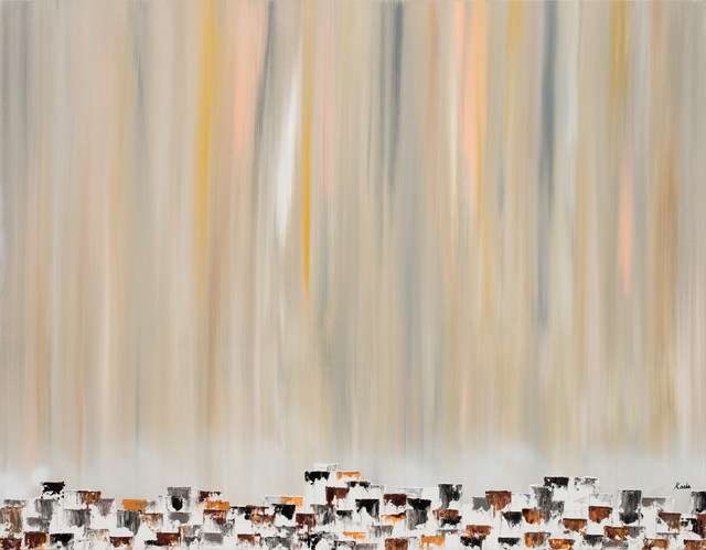 Karis Kim  'Rainy Afternoon1', created in 2020, Original Painting Acrylic.