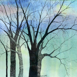 Spring Trees 27 By Diane Kastensmith Bradbury