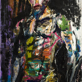 Dmitriy Kedrin: 'Gladiator fears', 2010 Oil Painting, Erotic. Artist Description: Series Naked people...