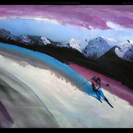 Tele Skier By Steve Kiene