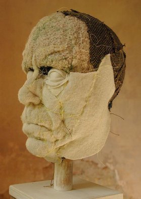 Michael Kehrlein: 'Self portrait', 2012 Other Sculpture, Figurative.  I have done sculpture in many mediums but this is the first time I have sculpted in cloth, I should say clothes because in fact the sculpture is made from old clothes ...
