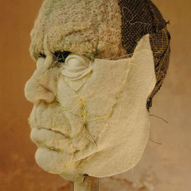 Michael Kehrlein: 'Self portrait', 2012 Other Sculpture, Figurative. Artist Description:  I have done sculpture in many mediums but this is the first time I have sculpted in cloth, I should say clothes because in fact the sculpture is made from old clothes ...