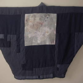 Michael Kehrlein Artwork wabi sabi urban zen housecoat, 2013 Textile Art, Fashion