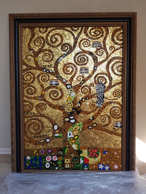 Julija Katranzi  'Tree Of Life', created in 2019, Original Mosaic.