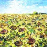 Sunflowers By Keren Gorzhaltsan