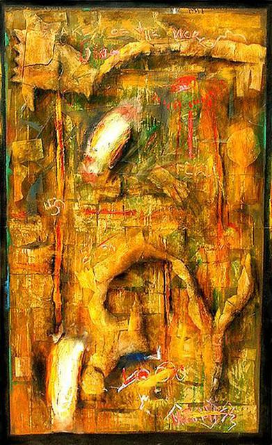 Eric Garingalao  'Snakes Of The World', created in 2003, Original Painting Acrylic.