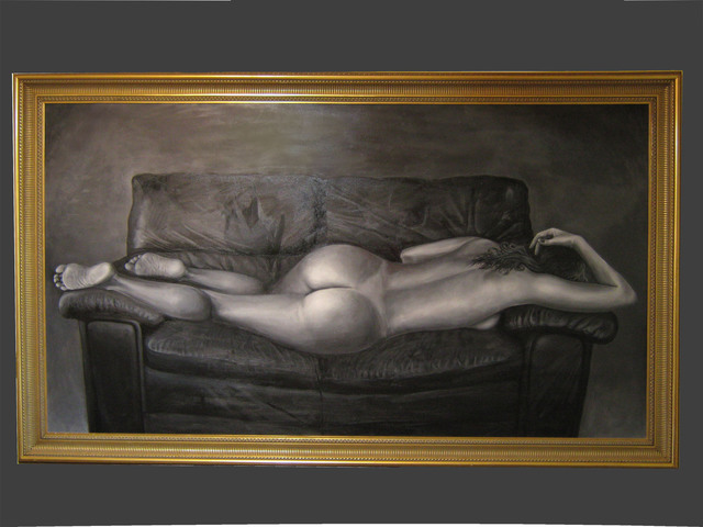 Artist Kevin Wakefield. 'Sensuous Curves' Artwork Image, Created in 2009, Original Pastel. #art #artist