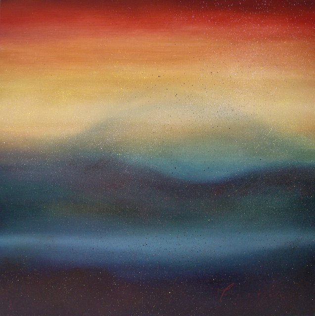 Artist Kyle Foster. 'Ocean Squall' Artwork Image, Created in 2008, Original Painting Oil. #art #artist