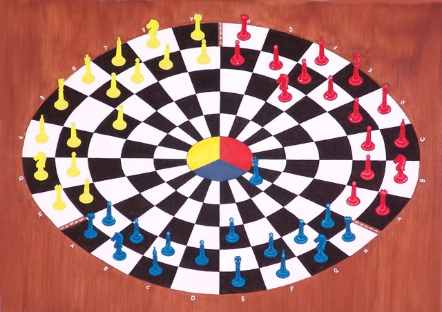 Khosrow Mokori  'Chess 3 Bounce', created in 2018, Original Other.