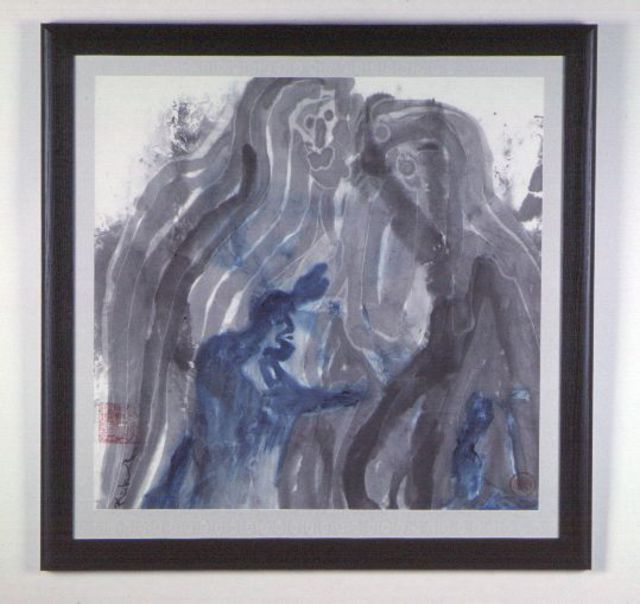 Artist Kichung Lizee. 'Old Gods' Artwork Image, Created in 2002, Original Paper. #art #artist