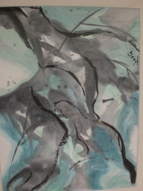 Kichung Lizee  'Water Beings I', created in 2008, Original Drawing Other.