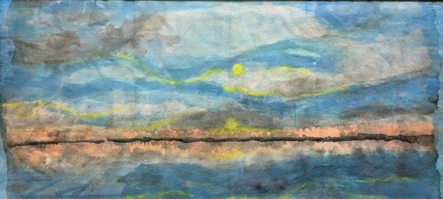 Kichung Lizee  'Kennebec River Series 1', created in 2020, Original Paper.