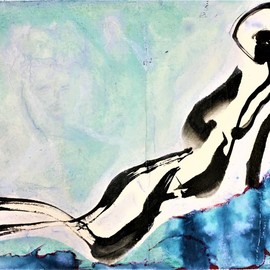 reclining figure By Kichung Lizee