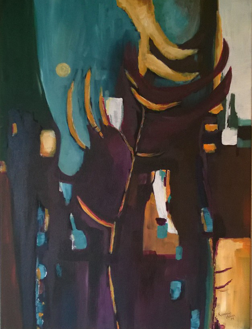 Kimmie Hamm  'Organic City', created in 2014, Original Painting Oil.