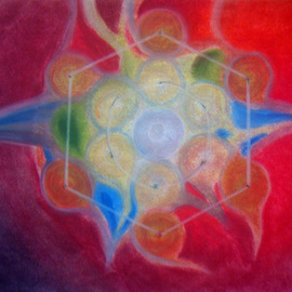 Kiron Kurian Artwork Seed, 2014 Pastel, Meditation