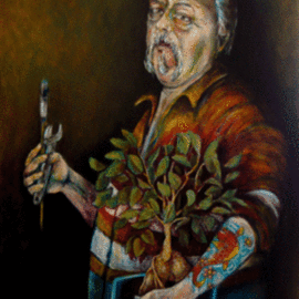 Karl James: 'self', 2011 Oil Painting, Portrait. Artist Description:  self portrait ...