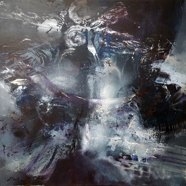 Kloska Ovidiu: 'black and divine 10', 2020 Other Painting, Abstract Landscape. Artist Description: Fascinating large and huge paintings showing such a beautiful light shapes and vibrations in the darkness . You can find traces of the Creator playful present and past actions. We are energy of the eternal spectacle and part of the universe enigma   Ovidiu Kloska...