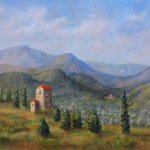 tuscany italy landscape By Katalin Luczay