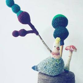 Kylie Huang: 'flyless bird', 2018 Other Sculpture, Birds. Artist Description: this is a very sculpture with warmth, its very suitable for decorating your house , and even safe with children , if you drop it on the ground, guess what it wont brake.i am a artist from Taiwan, nice to meet you ...